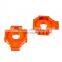 BJ-CA-KT001-OR Motorcycle CNC Rear Axle Spindle Chain Adjuster Blocks for KTM DUKE 125/200/390