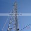 Four legged Guyed mast communication tower