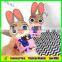 Cute rabbit phone 3d case for LG V10