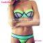 Plus Size Color Flower Beachwear