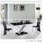 rectangular tempered glass dining table factory sell directly YY1