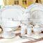 75pcs decal bone china dinner set