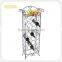 China Wholesale antique metal wire corner wine rack /metal wine glass rack