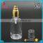 Best quality 35ml high white galss bottle 1 oz boston round spray for perfume