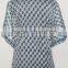 Indian Cotton Women Block Printed Kaftan Sexy Fashionable Poncho Girls Kimono Designer Caftan