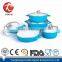 Die-casting high quality ceramic sauce pot casserole cookware ser with induction
