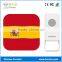 Smart Home Flag Printing Cordless Doorbell Chime with Solar Push Button