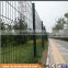 Hot dipped galvanized security 3D curved pvc coated welded fence