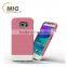 2 layers TPU + PC push-pull type mobile phone case back cover for samsung galaxy s6