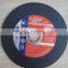 H554 T41- 4inch 105*1.2*16mm black 2nets cutting disc/cut-off wheel for metal and SS from China factory