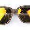 JMP618 Yellow Mirror Lens UV400 Wood Pattern Sunglasses