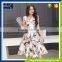 Polyester girls simple long dress design for teenagers