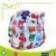 PSF-15 non-disposable microfiber insert printed reusable pul diapers baby cloth