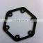 Custom made silicone sealing rubber ring gasket, flexible silicone gasket rubber seal
