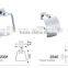 Bathroom accessories Chrome Robe Hook Set 2392
