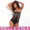 RELLECIGA 2016 One-piece Swimwear Series - Black One-Piece Swimsuit with Bandeau Front