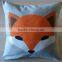 polyester/cotton handemade printing custom printing cushion cover wholesale