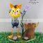 metal garden planter and pot decorative bee