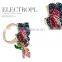 Jewelry Ring Multi Austrian Crystal Flower 18k Gold Plating Kingfisher Rings
