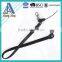 Promotional cheap zipper lanyard with soft pvc puller