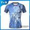 Bodybuilding 95 cotton 5 spandex t shirts sport new pattern t-shirts