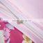 Red Flower Pigment Printed Bedding Set Microfiber Bed Sheet                        
                                                Quality Choice