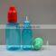 5ml pet bottle tamper cap light blue/light blue bottles/ 5ml essential oil packaging