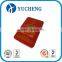 custom red printed rectangle metal food packaging tin box