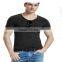 Custom Men's underwear tight modal v-neck t-shirts with short sleeves