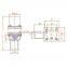 infrared sensor sanitary ware solenoid valve touch free faucet water magnetic valve