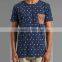 2015 mens fashion leisure T shirt short sleeve print euro shirts JXQ365