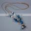 Ceramic design Pendant Sweater Chain Necklace