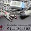 EKG 10 Lead Cable and leadwires IEC 4.0 Banana connector for EKG Kanz 103 106 Machines