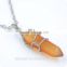 Crystal Crafts Jewelry Necklace Natural Quartz Crystal 7 Chakra Pendant for Reiki Healing New Agate Metaphysical Necklaces
