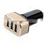 High speed fast car charger led three 3 usb phone qc 2.0 charger promotional for HTC phone