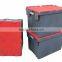 600*400*355mm Plastic moving Storage bin Attach Lid Stackable container
