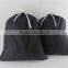 Black cotton cremation urn bag, cinerary casket bag and funerary urn bag