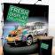 Easy assembled 3*3/3*4 Straight or curved metal pop up display stand