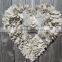 paper rose flower head wreath garland for wedding