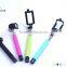 Portable stianless mobile camera wired monopod selfie stick for XiaoMi