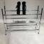 Hottest 18pairs 3 layer DIY cheap iron pipe stacking shoe rack
