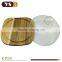 Large Transparent Glass Dome With Acacia Wood Base Cake for Cake or Cheese