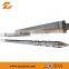Screw and barrel for injection and extruder machine