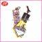 jiacheng beautifully logo microfiber cleaning cloth key chain