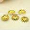 Wholesale DIY Jewelry Findings Flower Petal Brass Caps