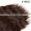 100% braizilian human hair 16inch brown color Natural wave long lasting factory clips on human hair extension