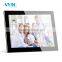 21.5 inch media player tablet 10 point capacitive touch screen with human body montion sensor for hosipital digital photo frame