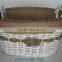 wicker basket,woodchip basket,storage basket