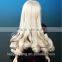 Newest style long deep curly blonde 1/4 bjd doll wig