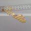 Custom silver gold letter embossed metal sticker